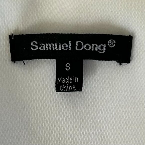 Samuel Dong Structured White Designer Jacket Modern Minimalist Statement S - Picture 9 of 11